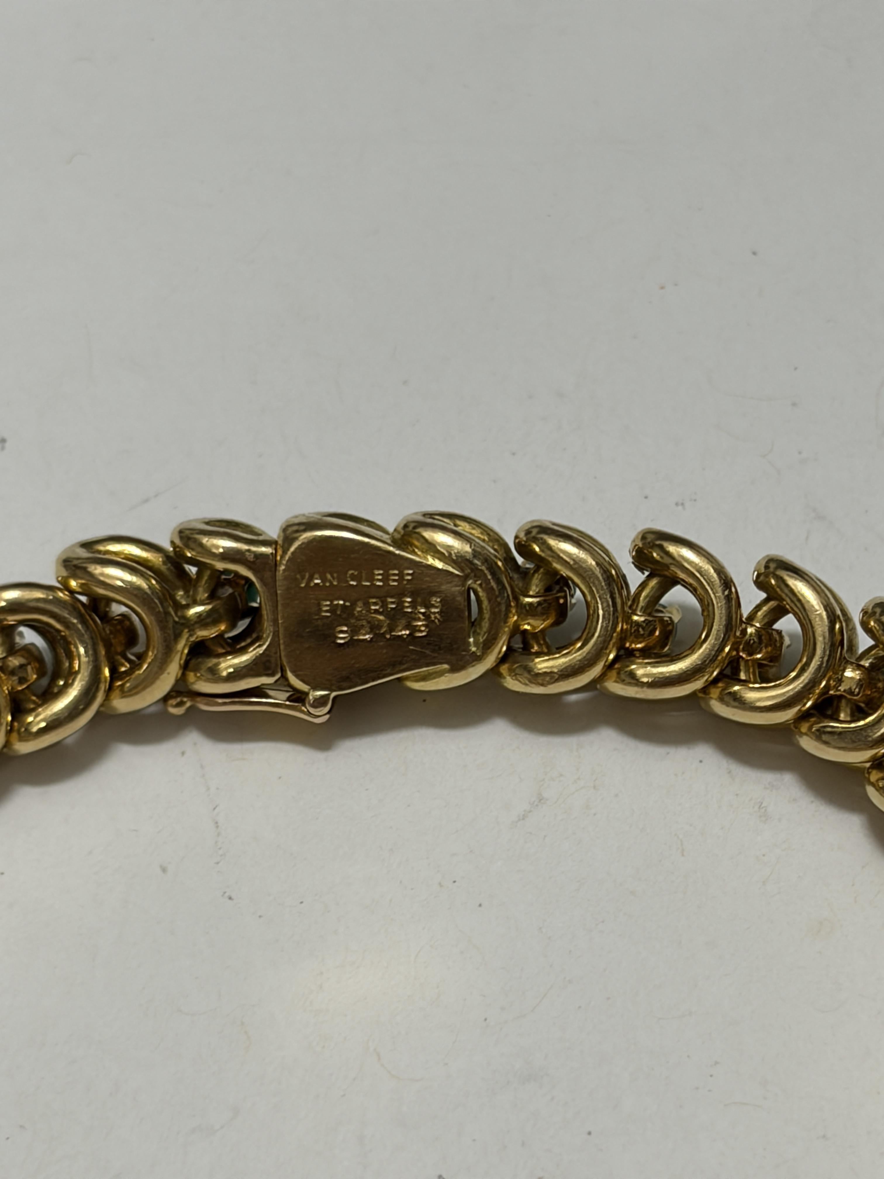 Van Cleef & Arpels Turquoise and Gold Bracelet by Georges Lenfant