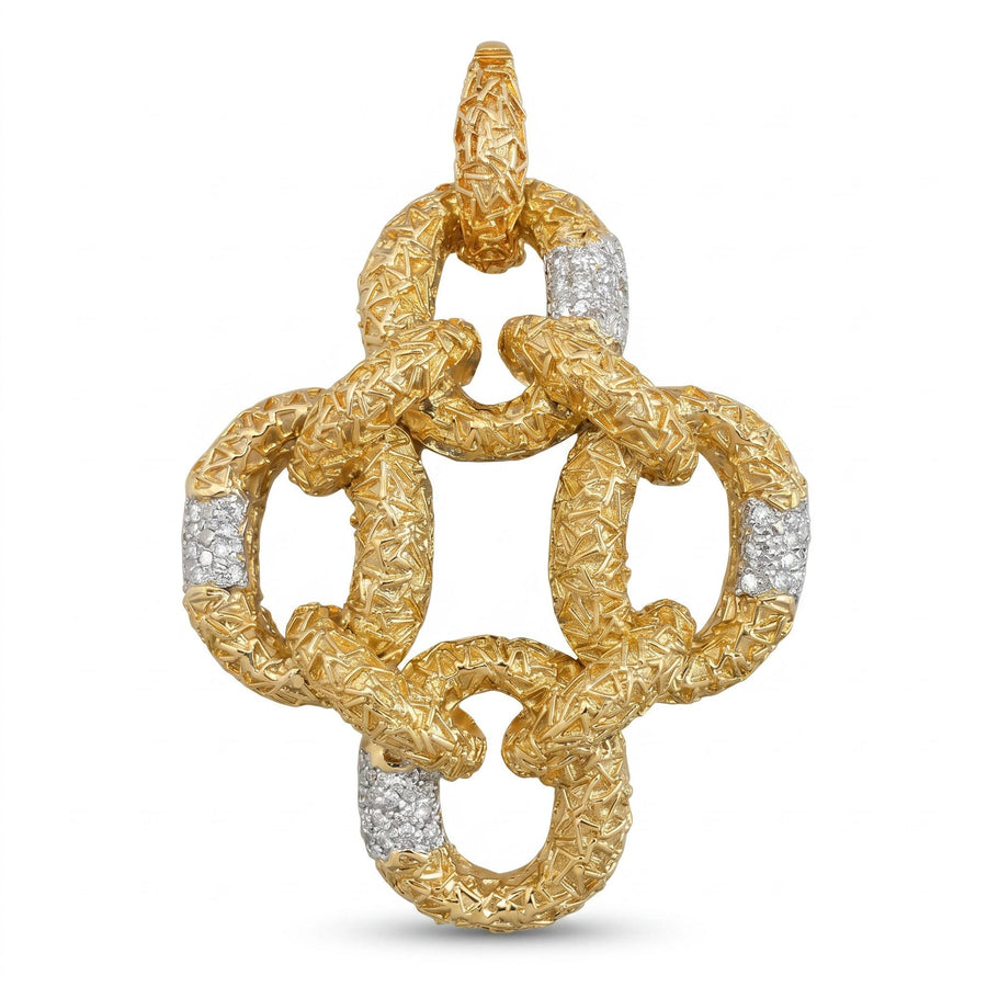 Van Cleef & Arpels “Chevalerie” Diamond Transformable Demi-Parure, second view