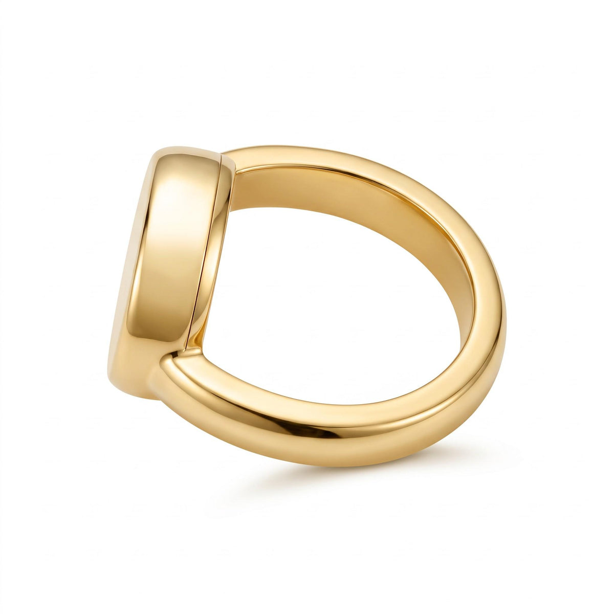 Bulgari Monete Ancient Coin 18K Gold Pinky Ring