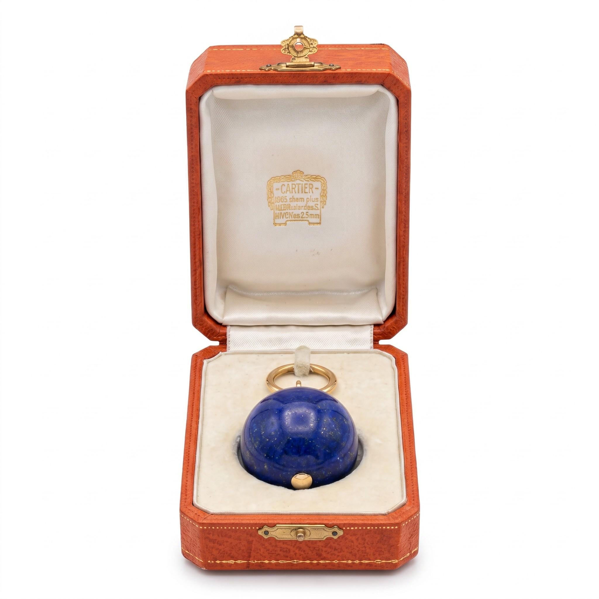 1950s Cartier Lapis Lazuli Ball Pendant