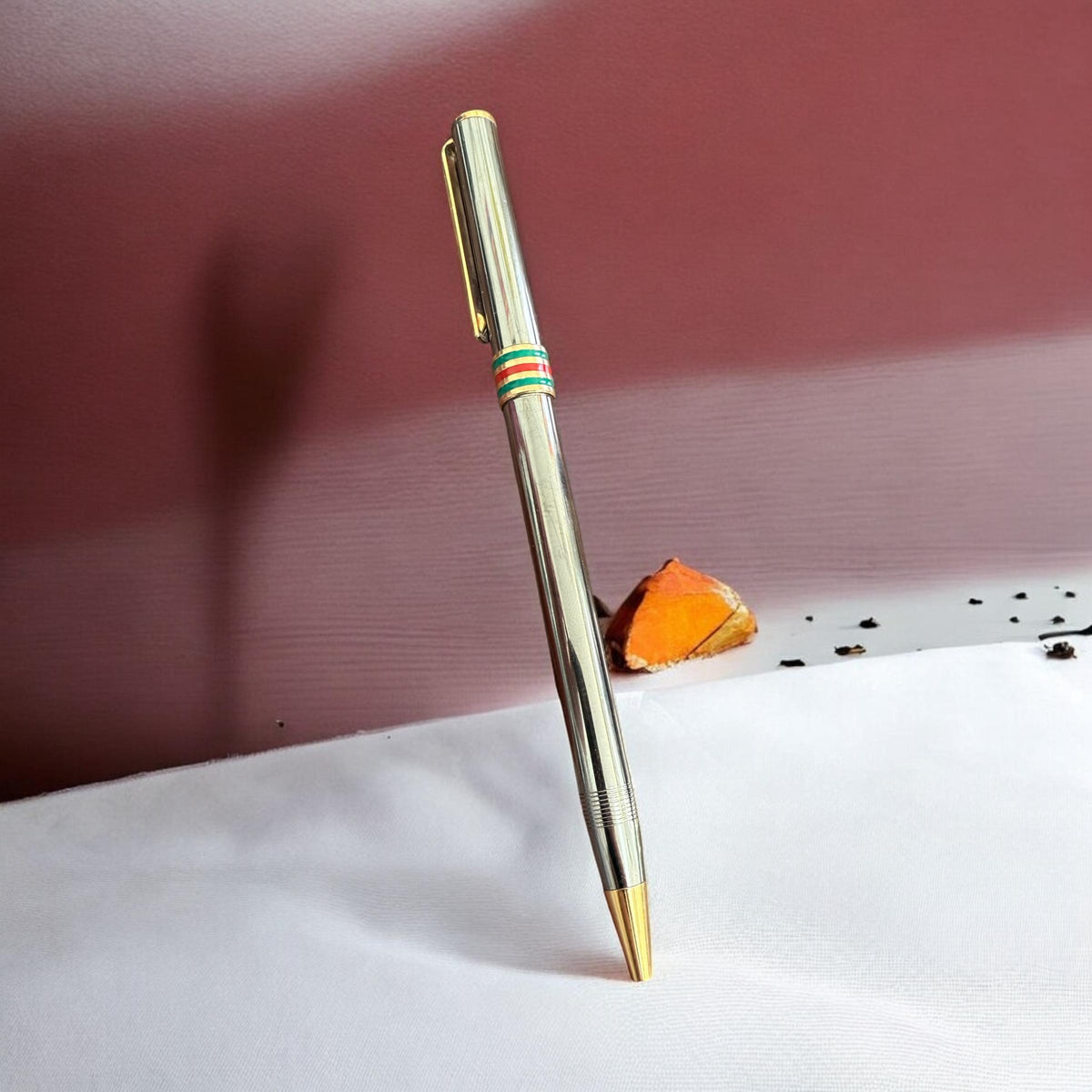 Gucci Stainless Steel Ballpoint Pen, 1990s, view 3