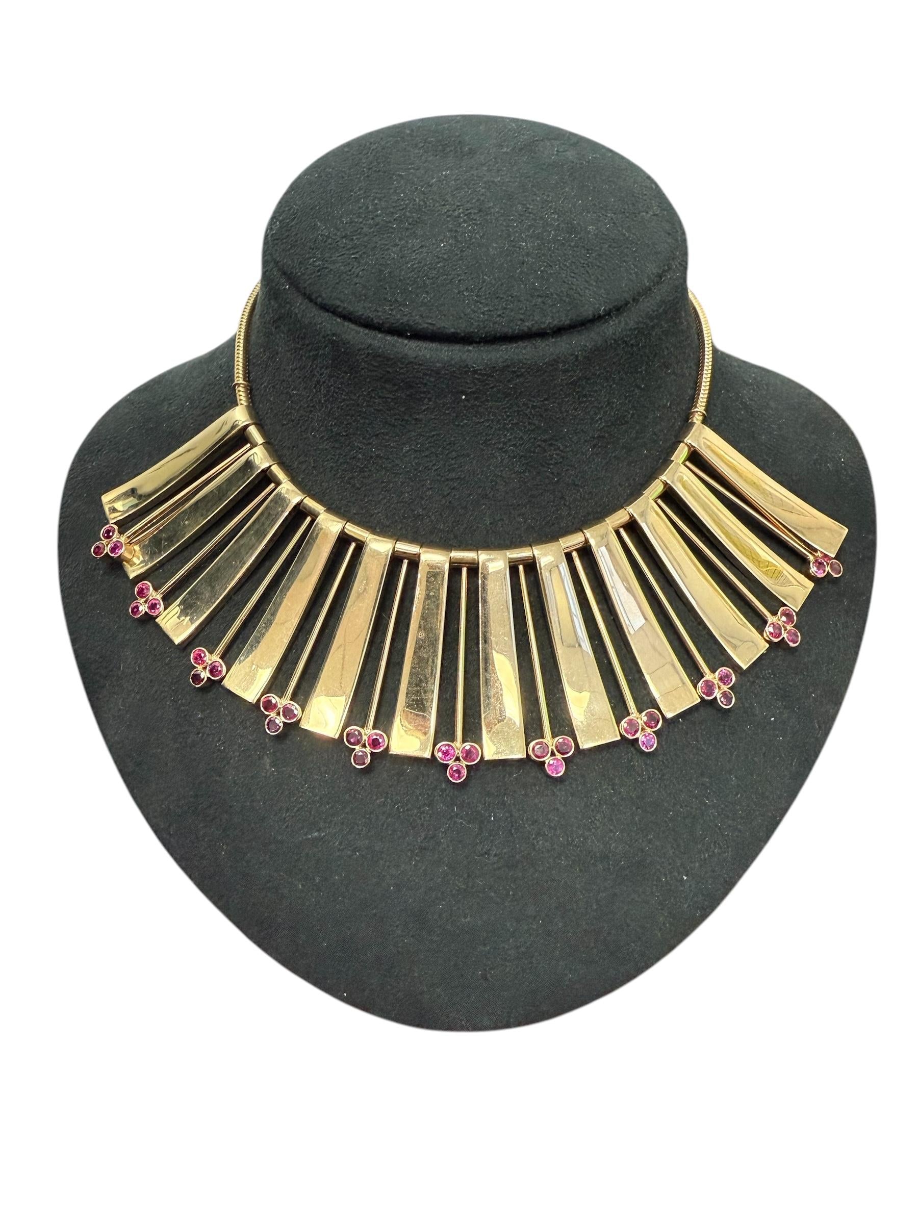 Tiffany & Co. Ruby Collar Necklace, 1950