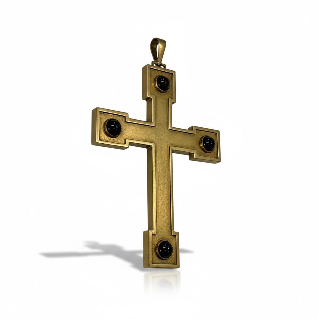 Reliquary of the Cardinal: Austro-Hungarian Garnet Cross, circa 1880