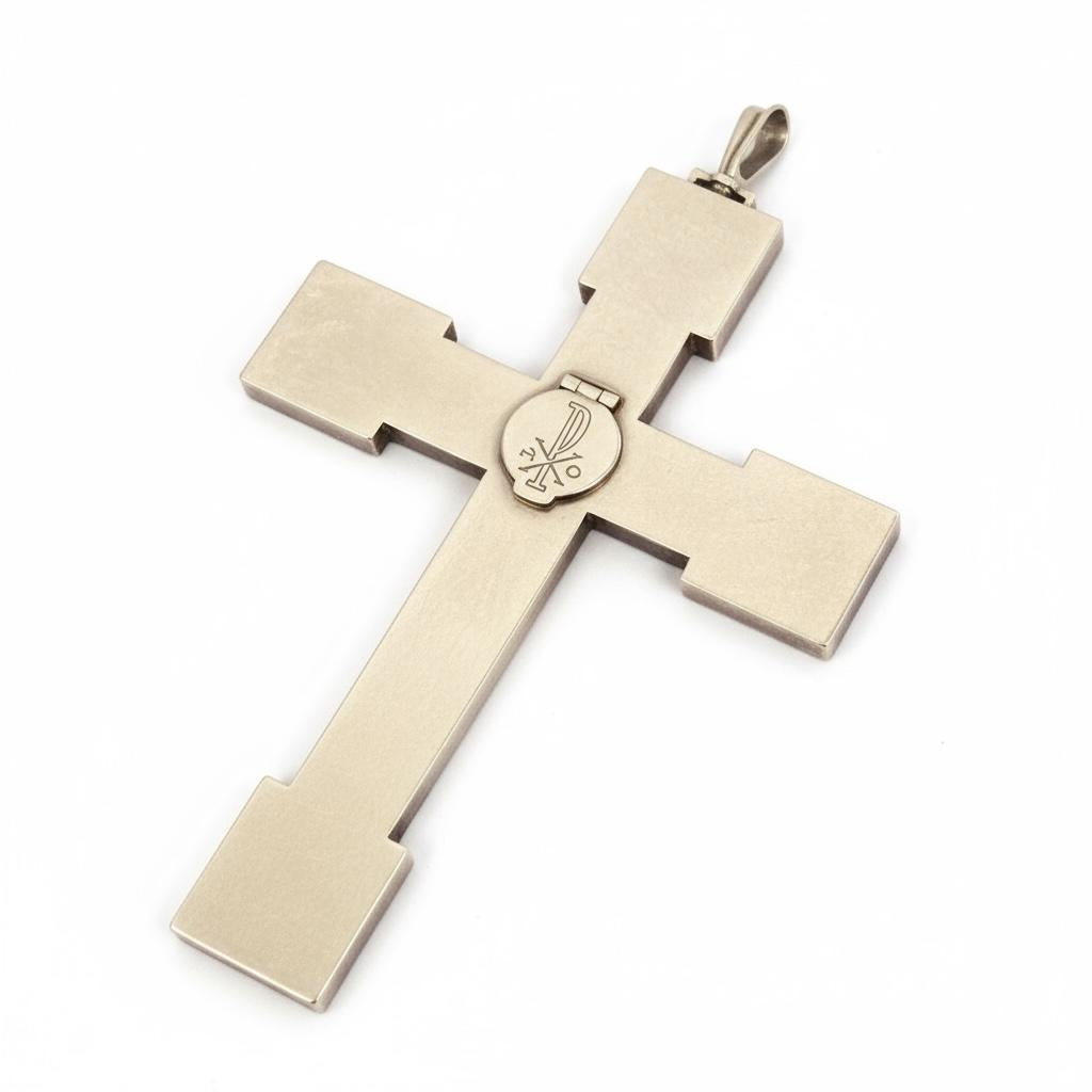 Reliquary of the Cardinal: Austro-Hungarian Garnet Cross, circa 1880