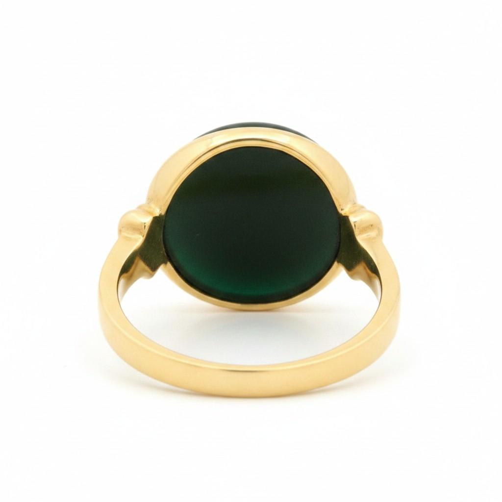 Medusa Onyx Cameo Ring