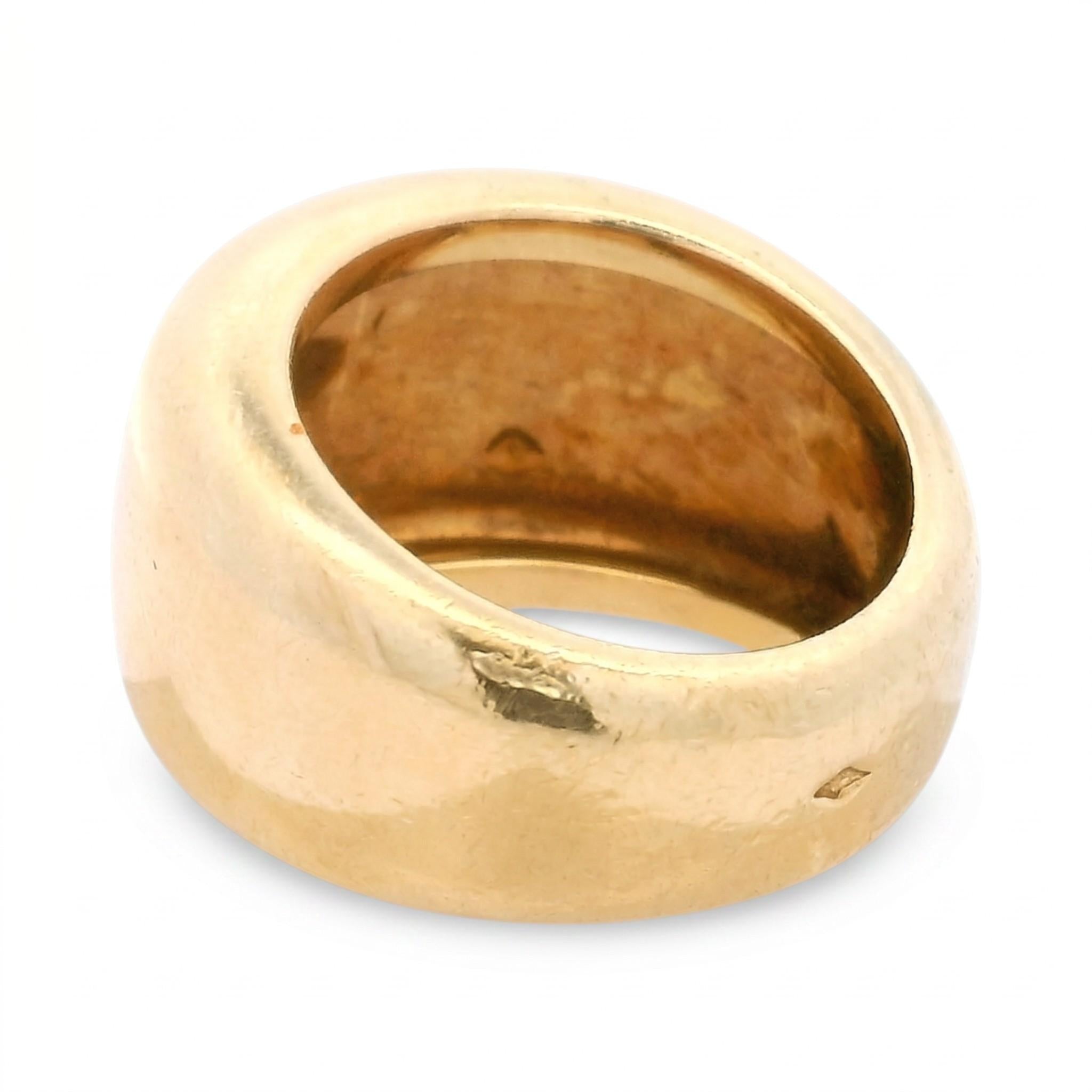 Vintage Cartier Paris Nouvelle Vague Gold Ring
