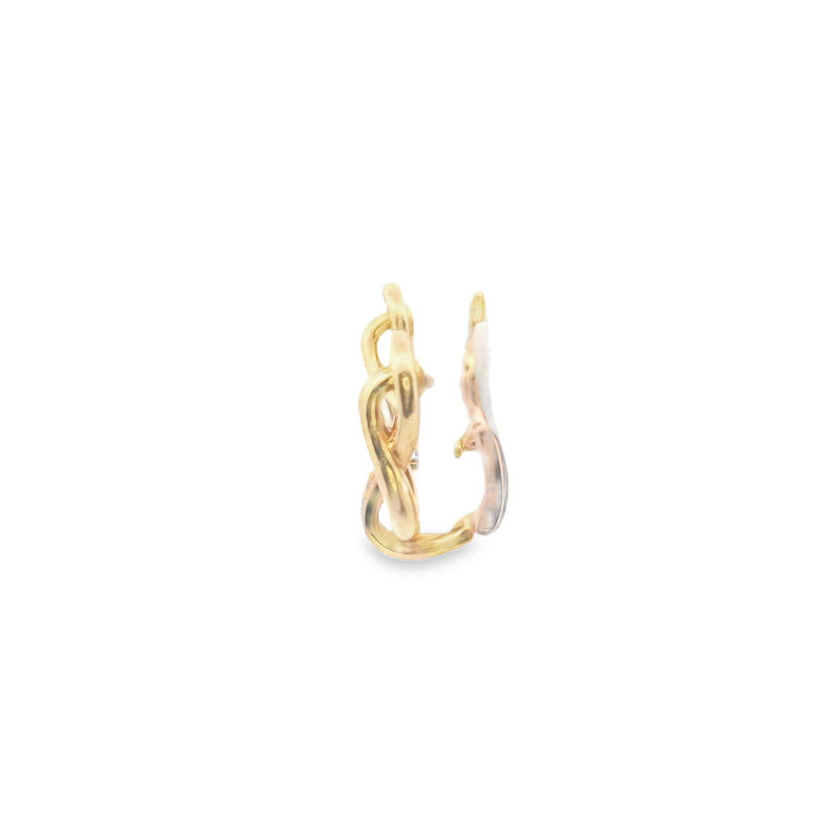 Cartier Diamond Knot Earrings in 18K Yellow Gold, view 5