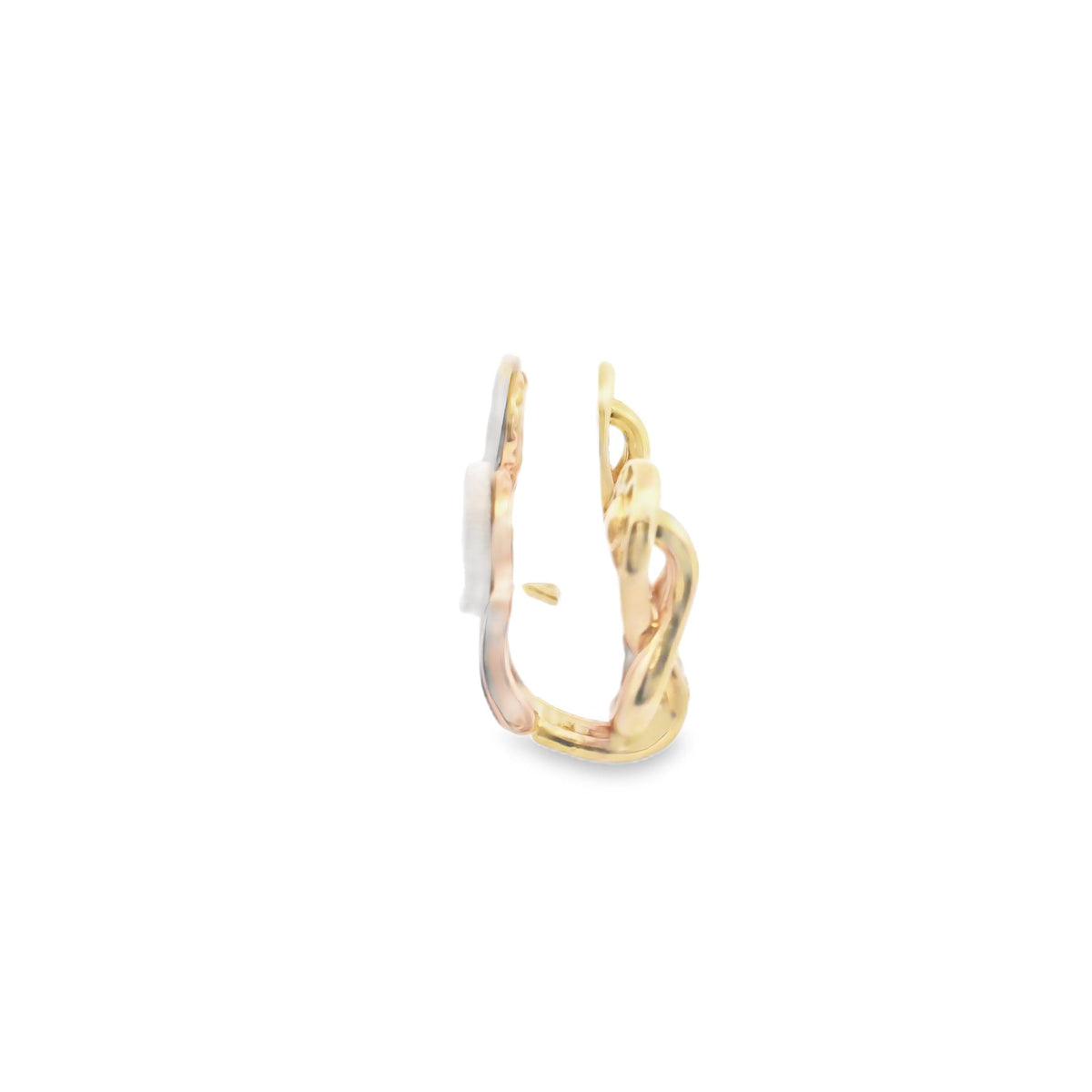 Cartier Diamond Knot Earrings in 18K Yellow Gold, view 6