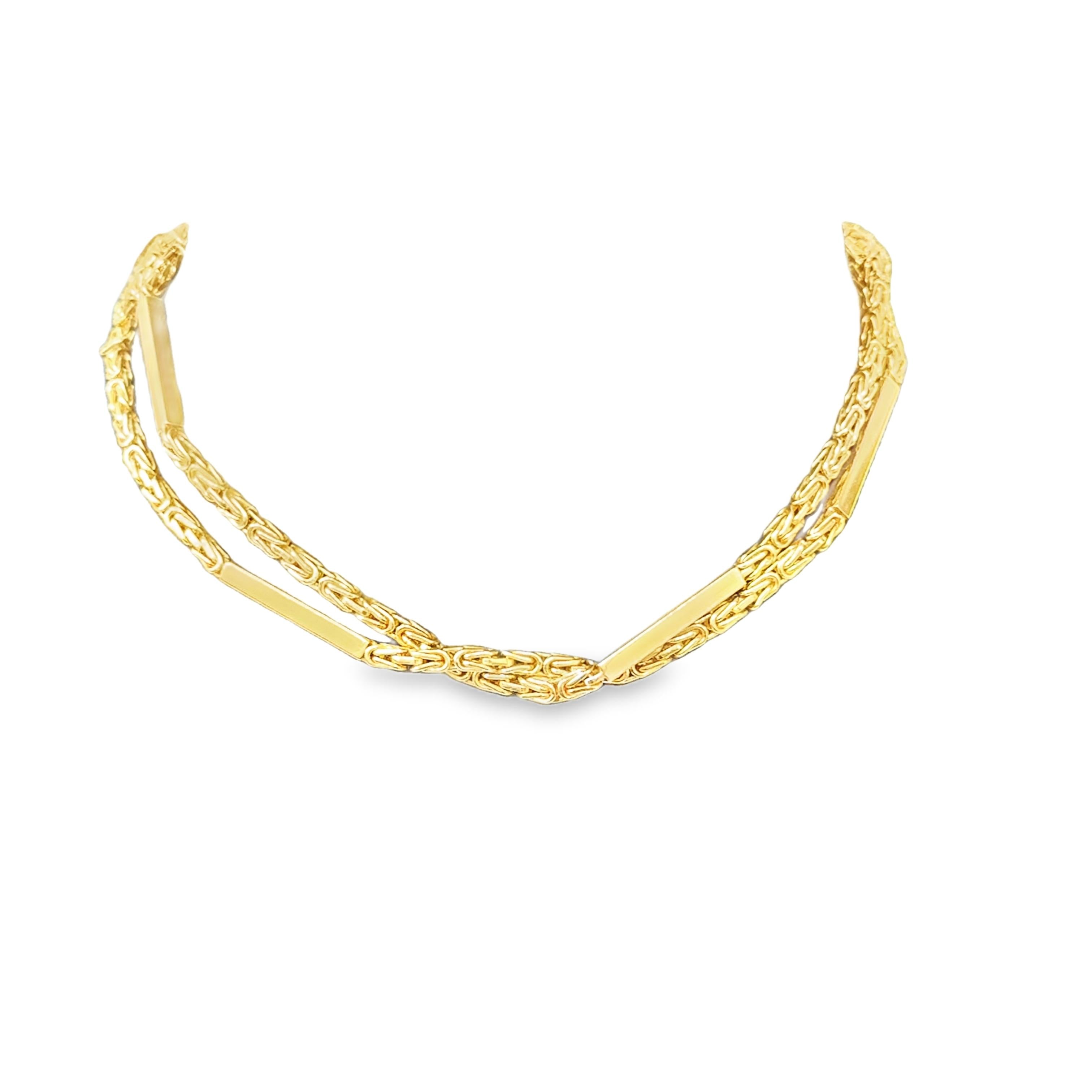 Gucci Long Chain Necklace 18K Yellow Gold, Italy Circa 1970