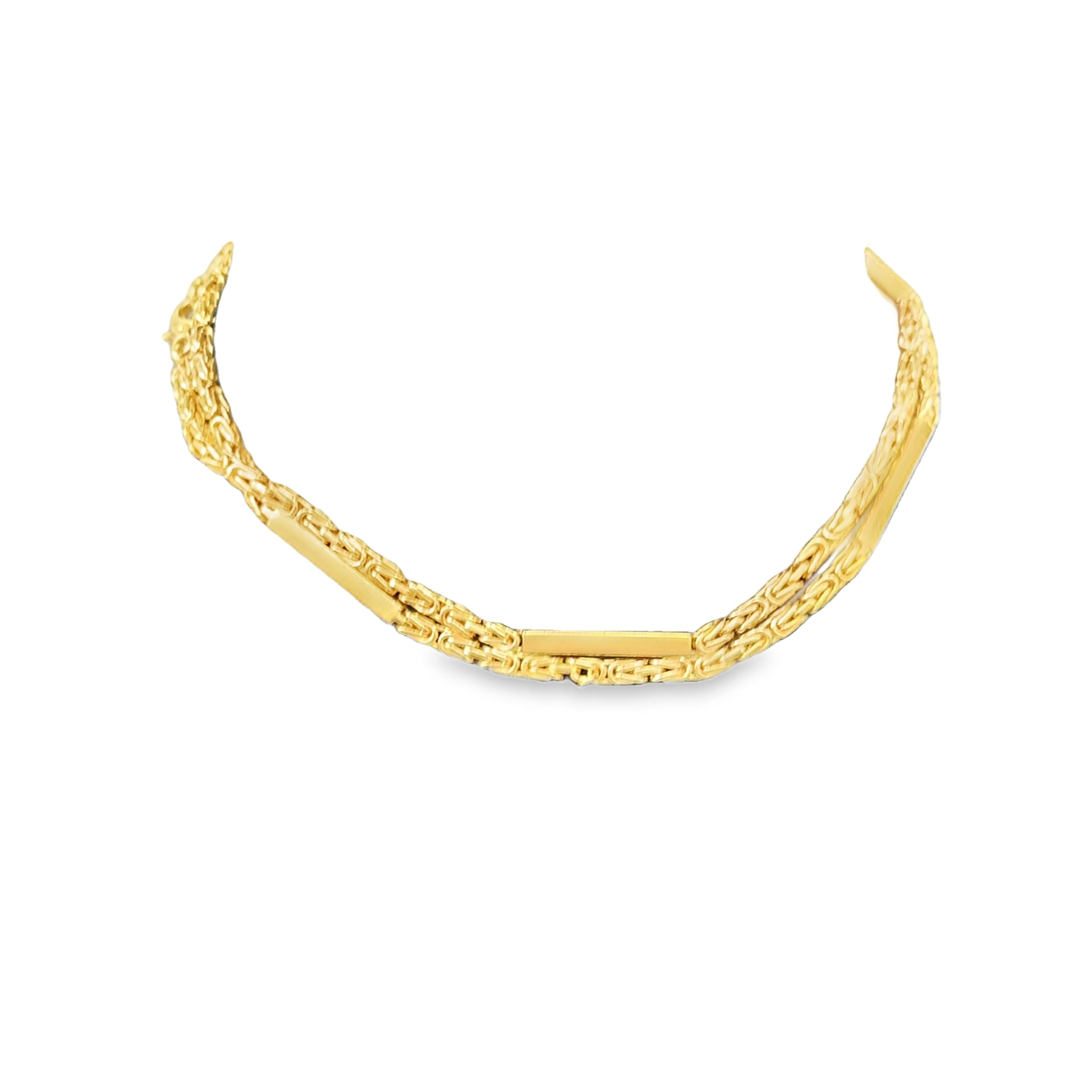 Gucci Long Chain Necklace 18K Yellow Gold, Italy Circa 1970
