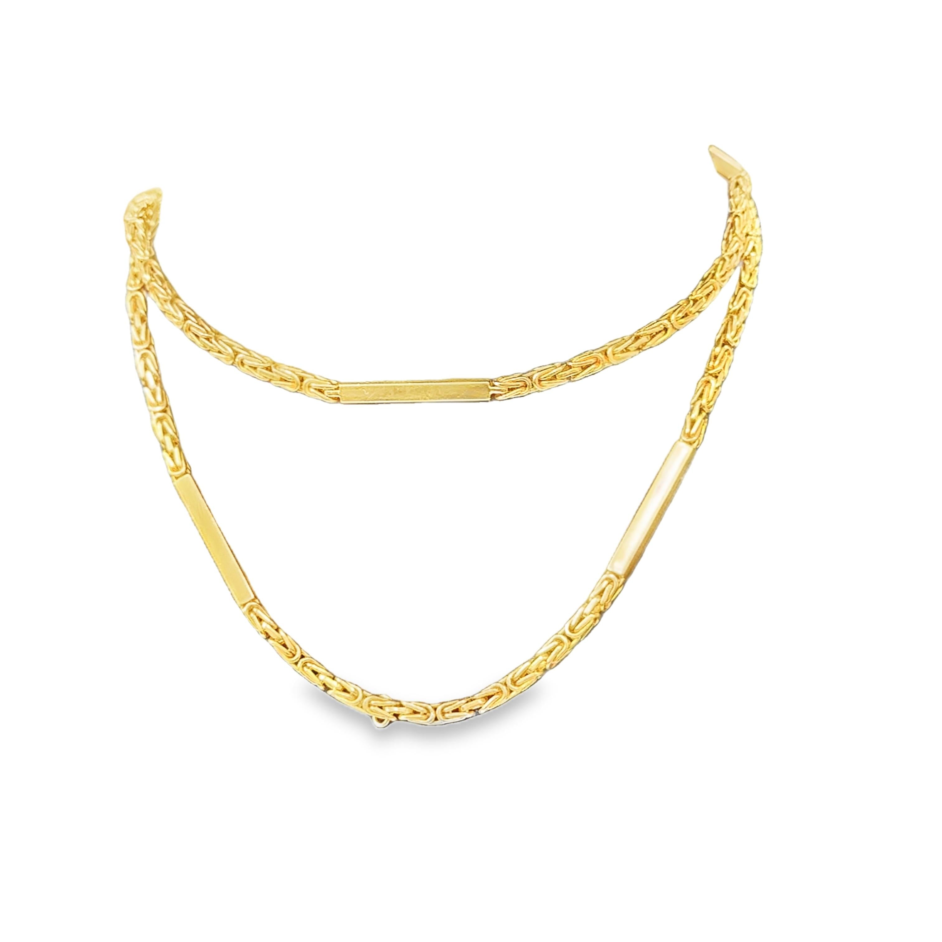 Gucci Long Chain Necklace 18K Yellow Gold, Italy Circa 1970
