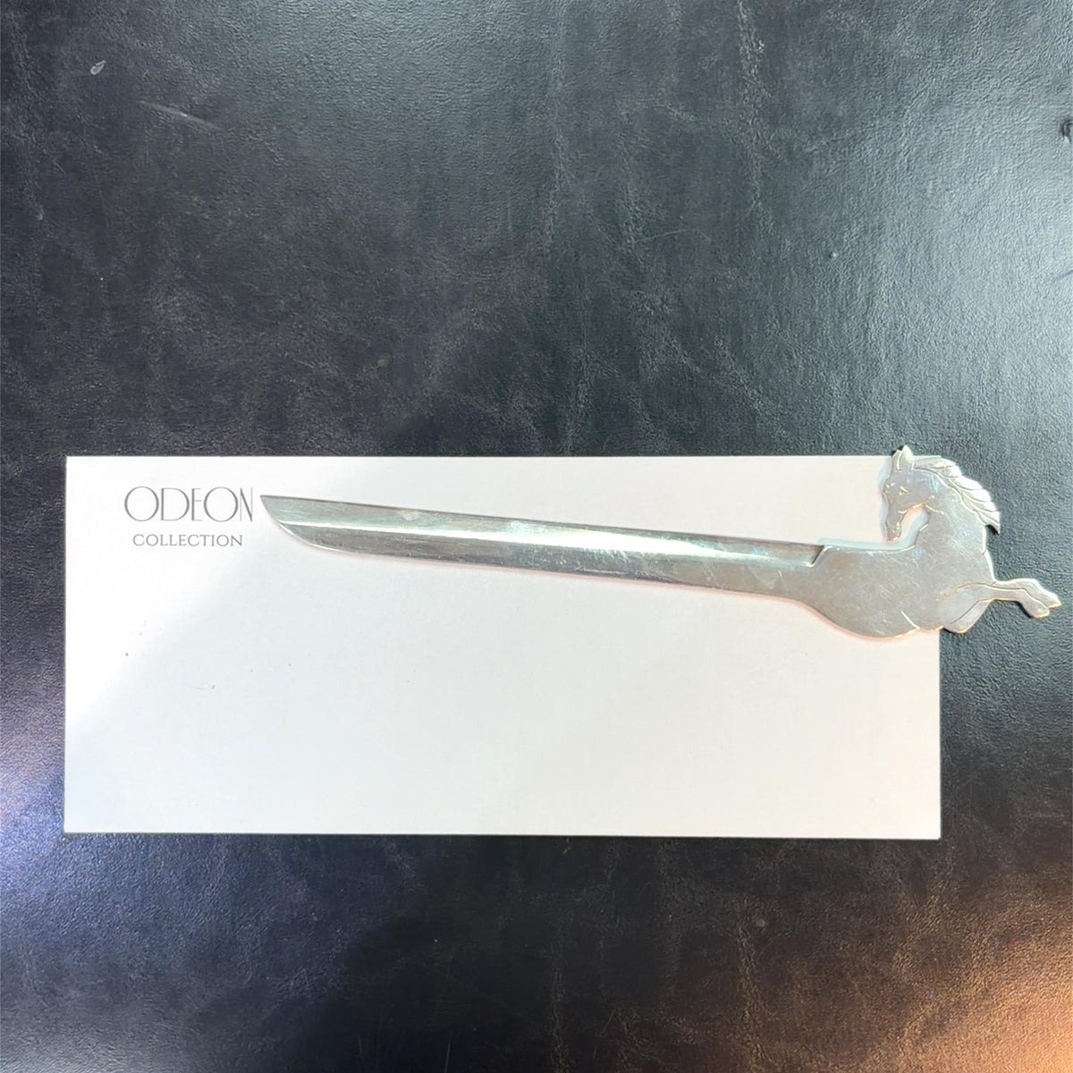 Hermès Horse Head Letter Opener in Silver Plate, by Ravinet d'Enfert, view 5