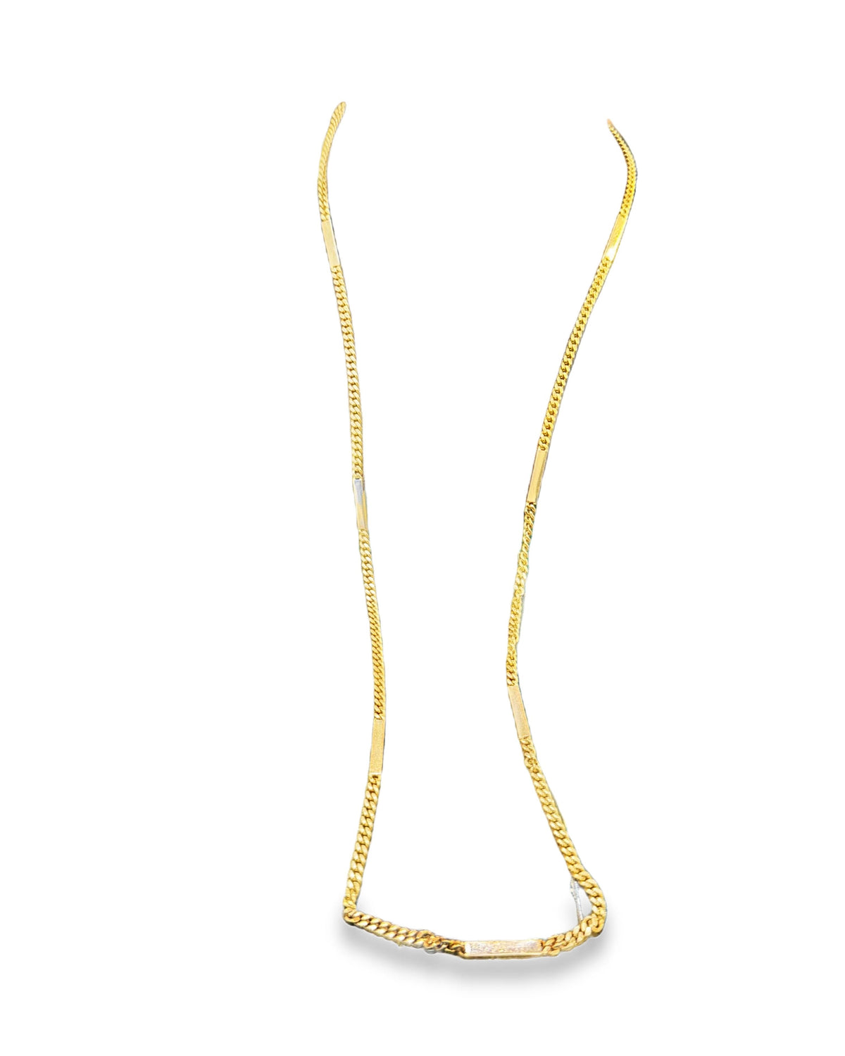 Italian Chain Necklace in 18K Yellow Gold, 1970s, view 6
