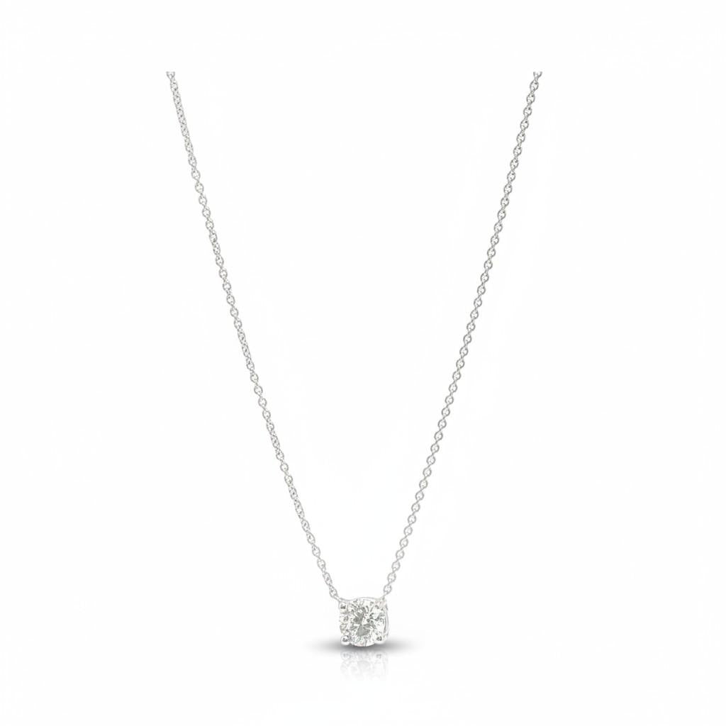 0.53 cts Lab Diamond Solitaire Pendant
