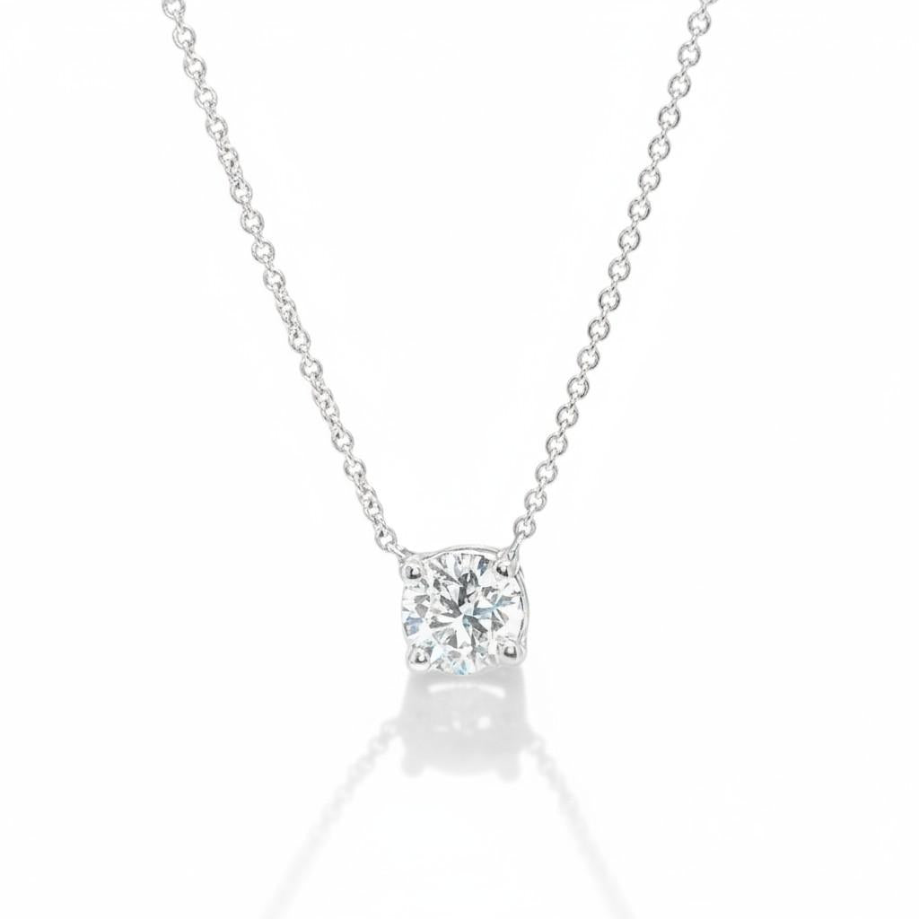 0.53 cts Lab Diamond Solitaire Pendant