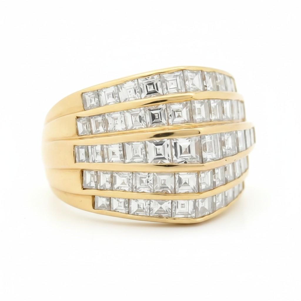 18K Oscar Heyman Diamond Ring