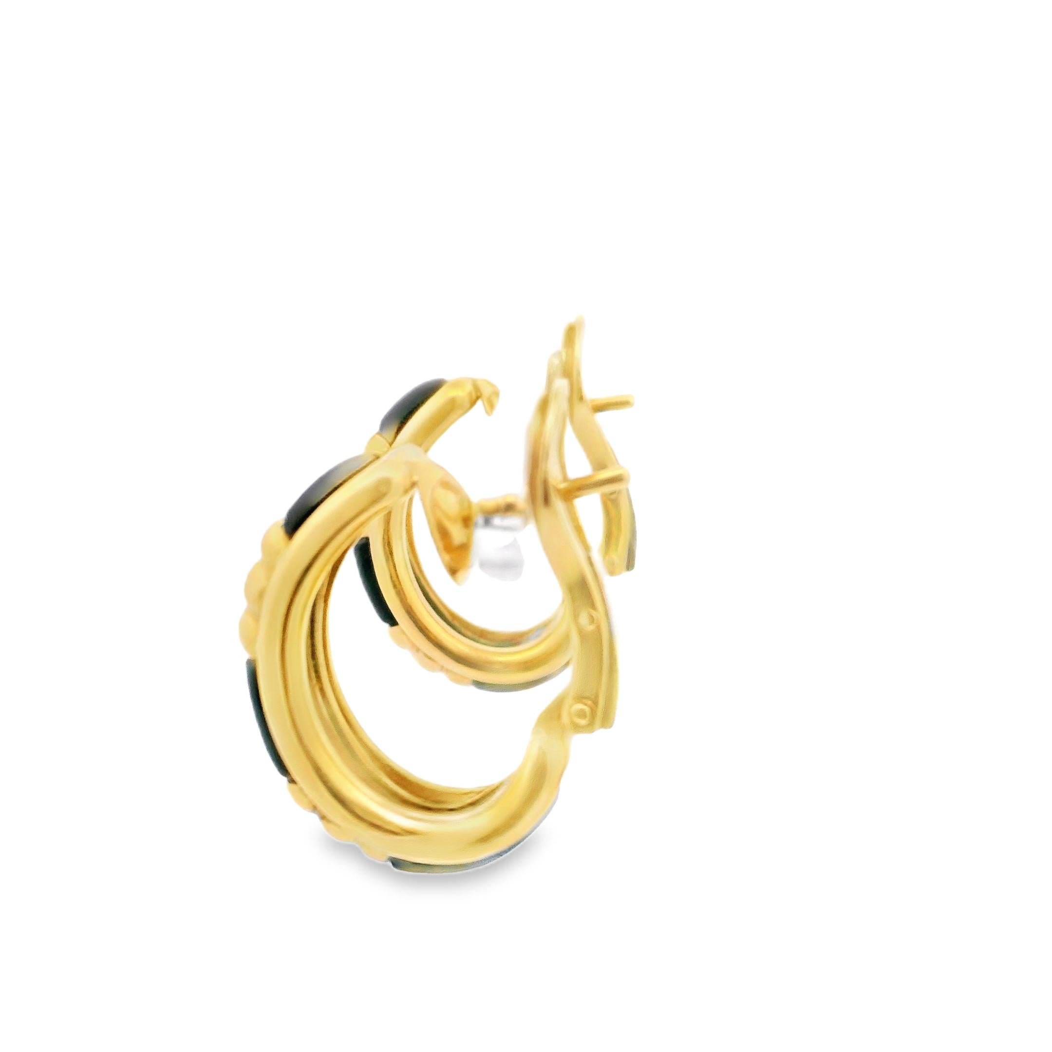 Boucheron Convertible Diamond, Lapis Lazuli and Wood Bangle & Earring Suite