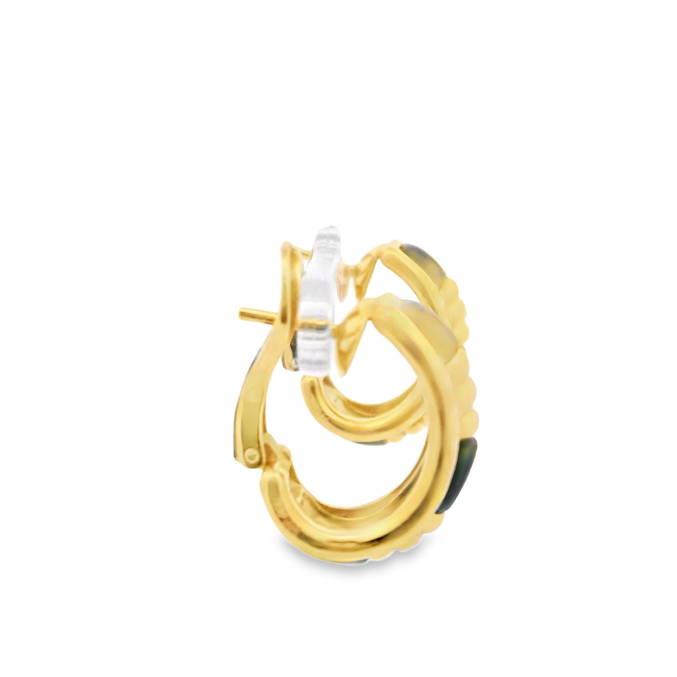 Boucheron Convertible Diamond, Lapis Lazuli and Wood Bangle & Earring Suite