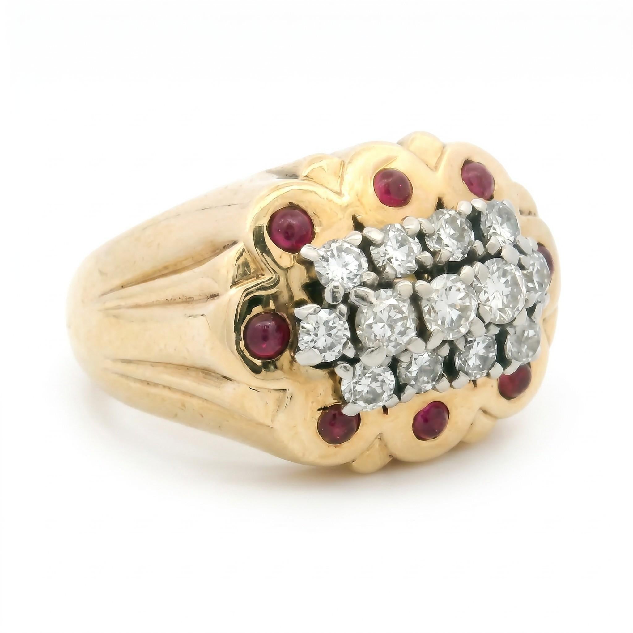 Cartier Paris Ruby and Diamond Ring, 1947, partial number