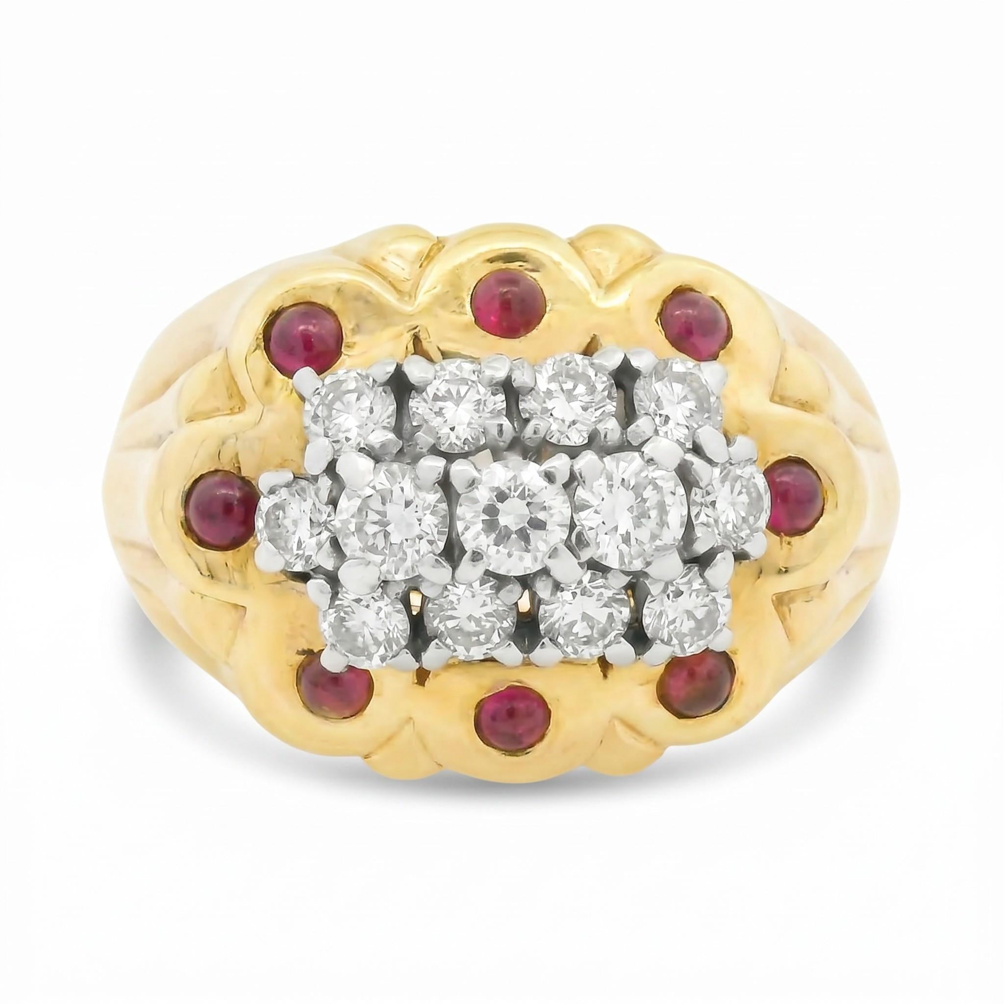 Cartier Paris Ruby and Diamond Ring, 1947, partial number