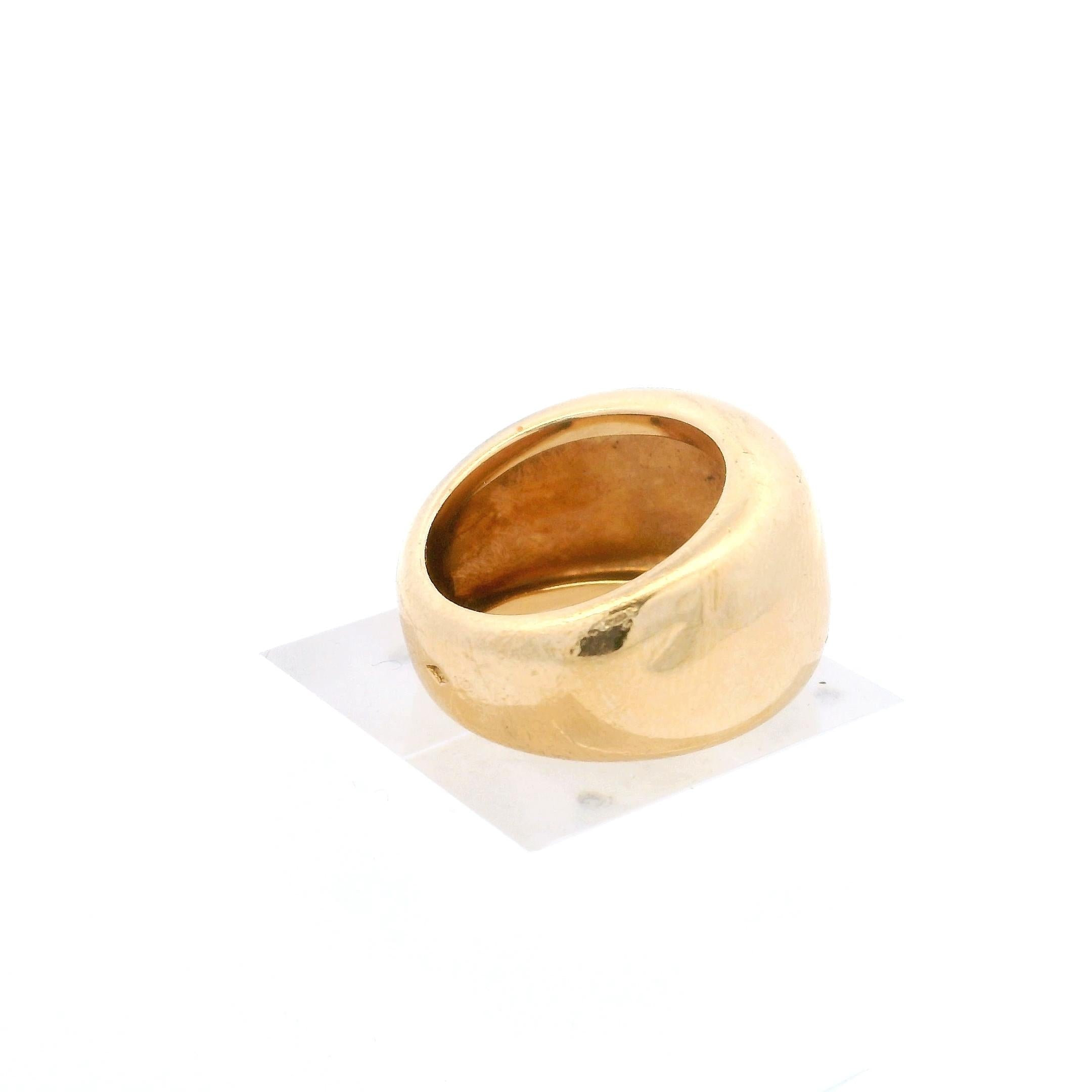 Vintage Cartier Paris Nouvelle Vague Gold Ring