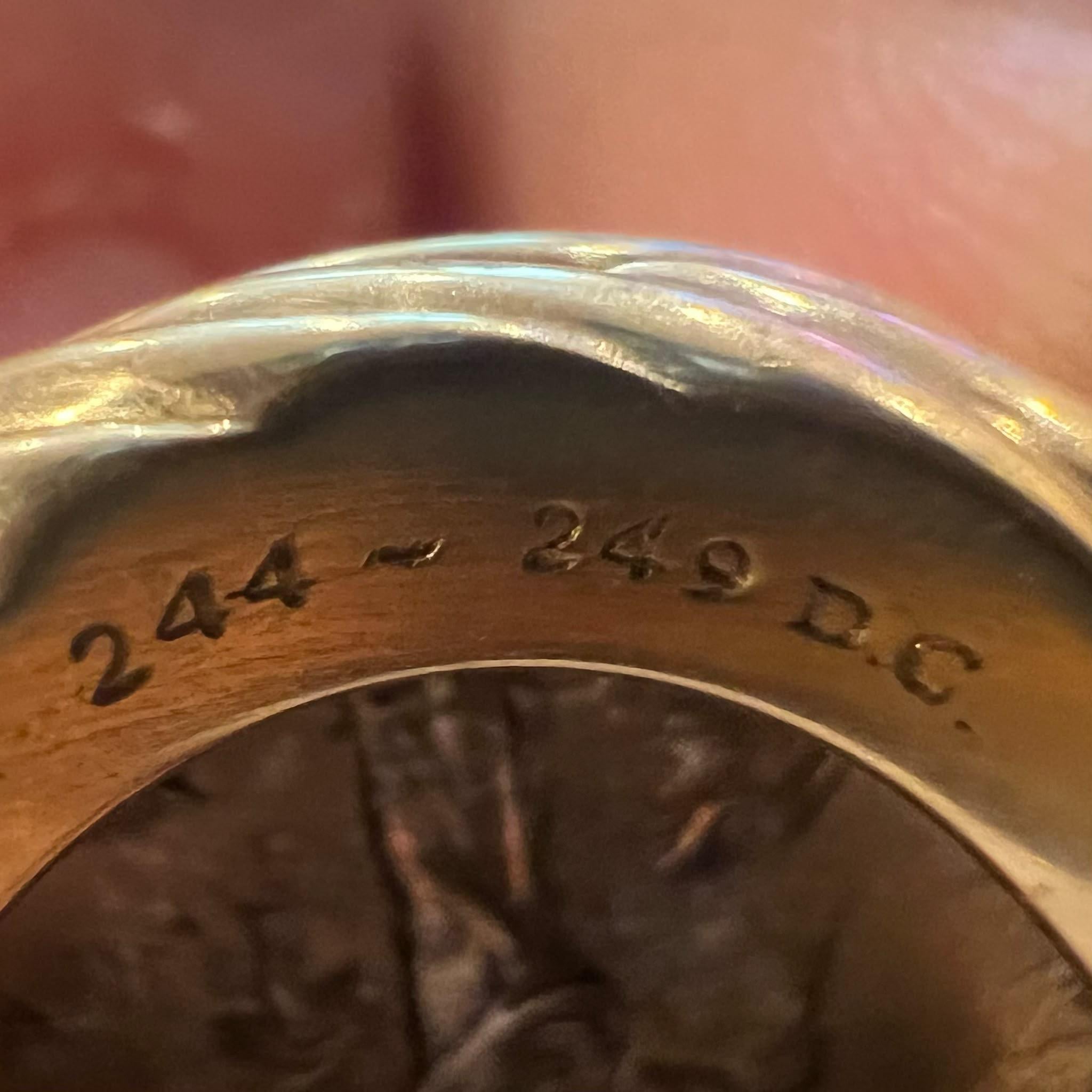 Bulgari Monete Coin "Antoniniano Filippo Arabo 244-249 BC" Ring