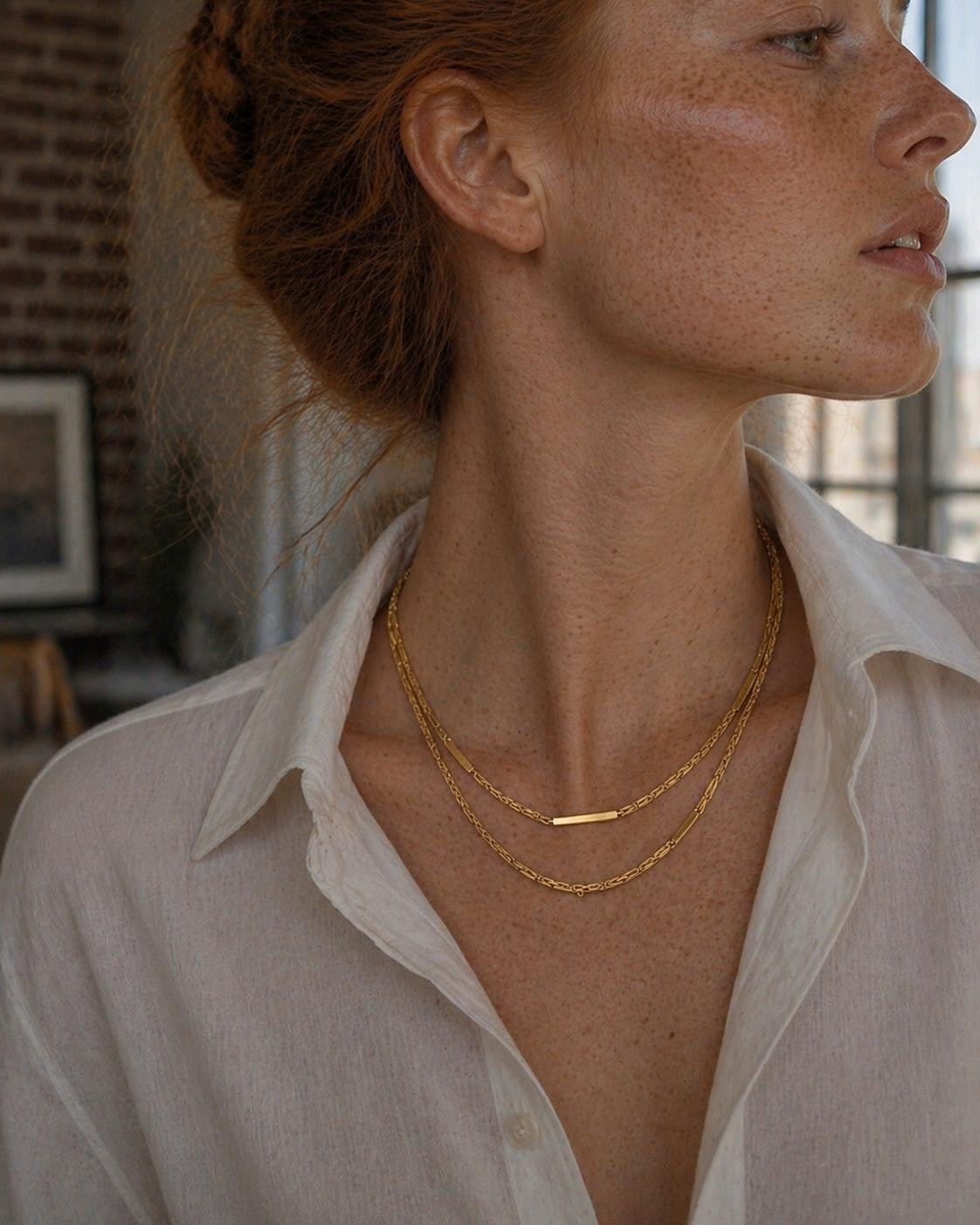 Gucci Long Chain Necklace 18K Yellow Gold, Italy Circa 1970