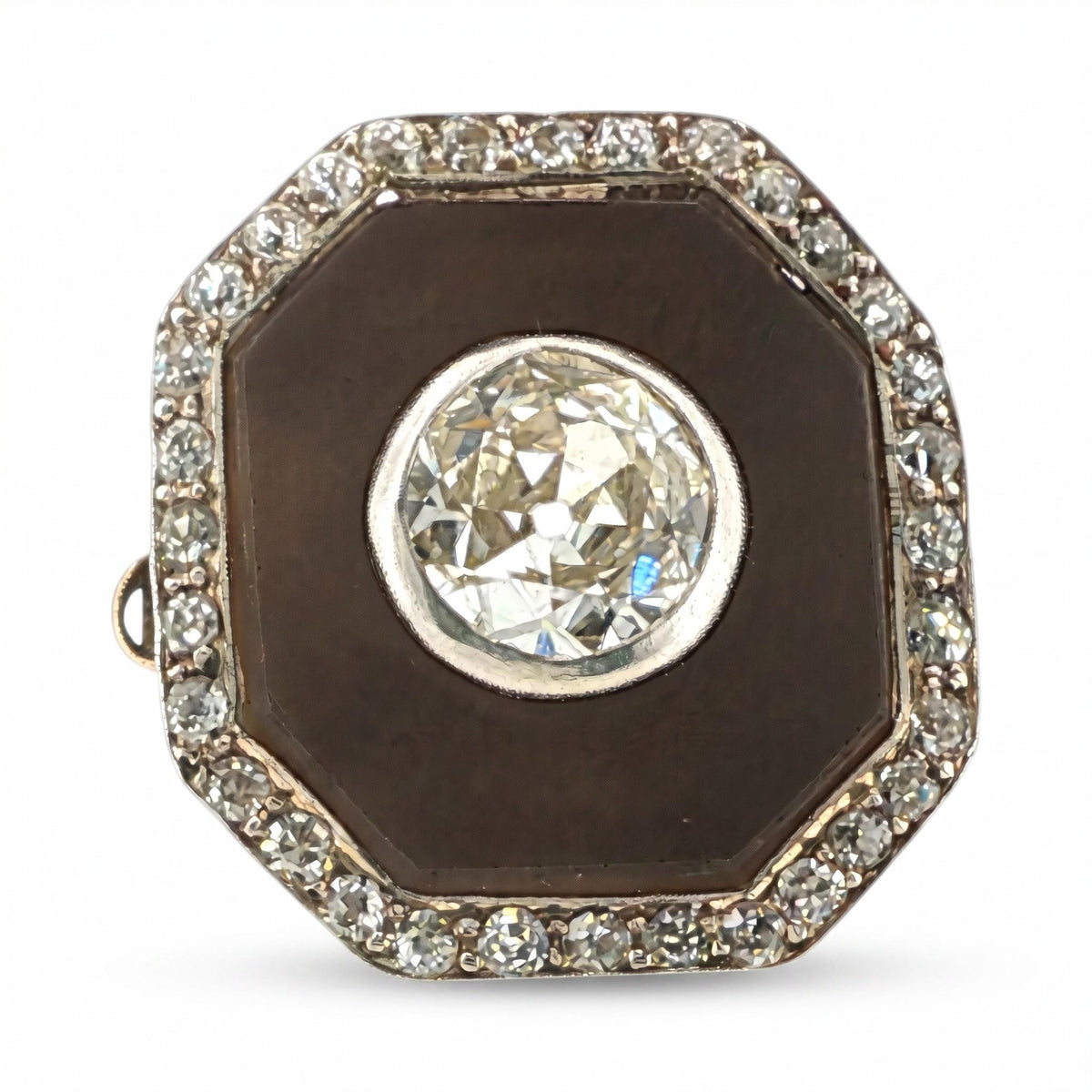 Belle Epoque Onyx and Diamond Ring