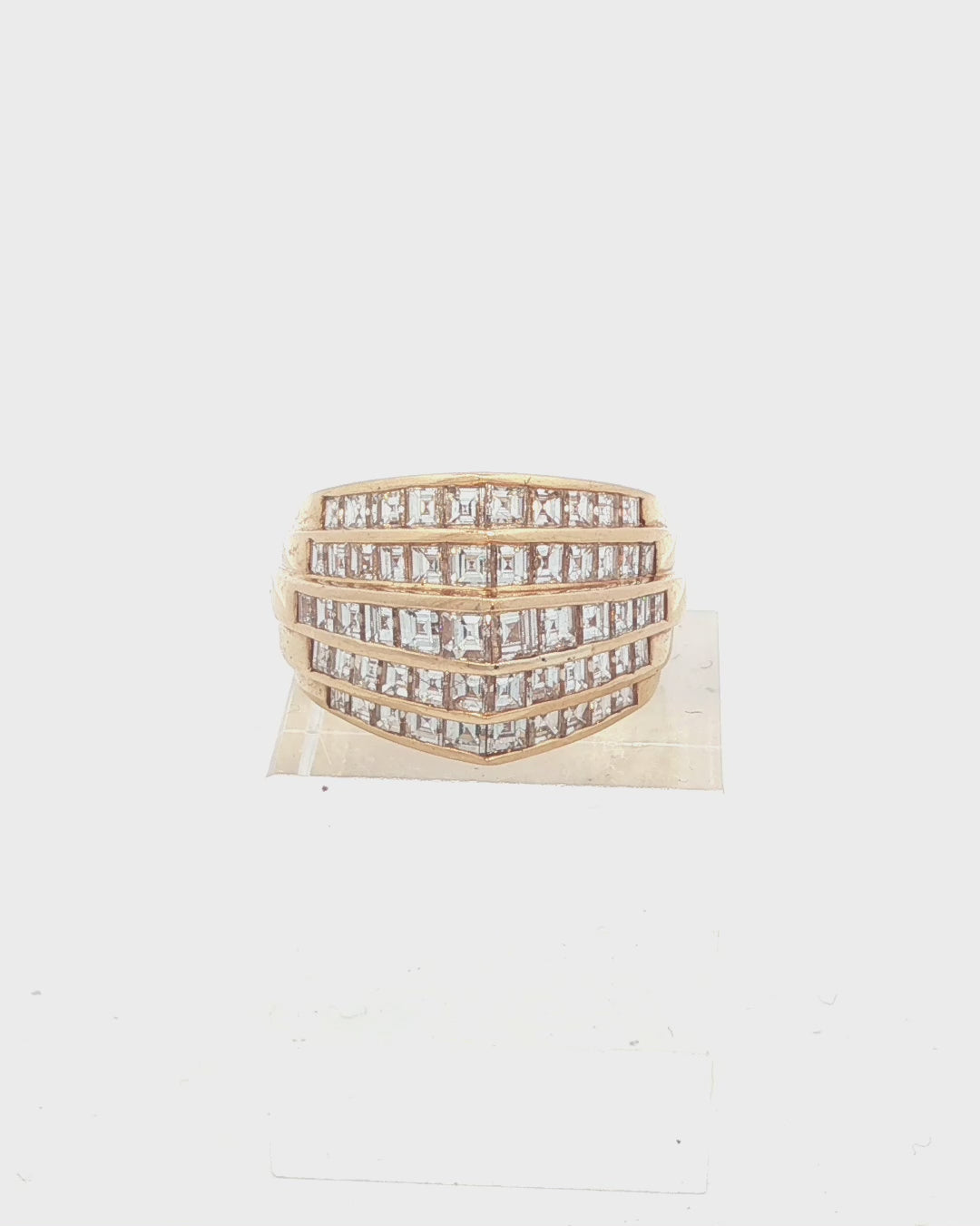 18K Oscar Heyman Diamond Ring