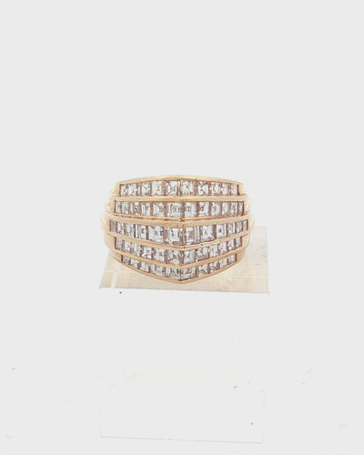 18K Oscar Heyman Diamond Ring