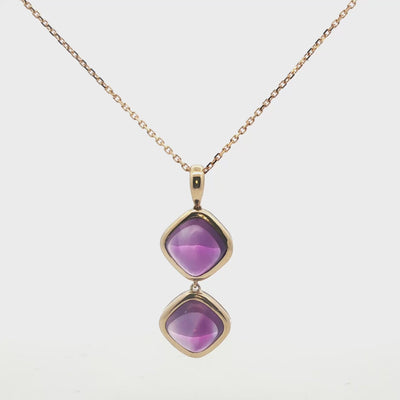 18K Van Cleef & Arpel Amethyst Pendant