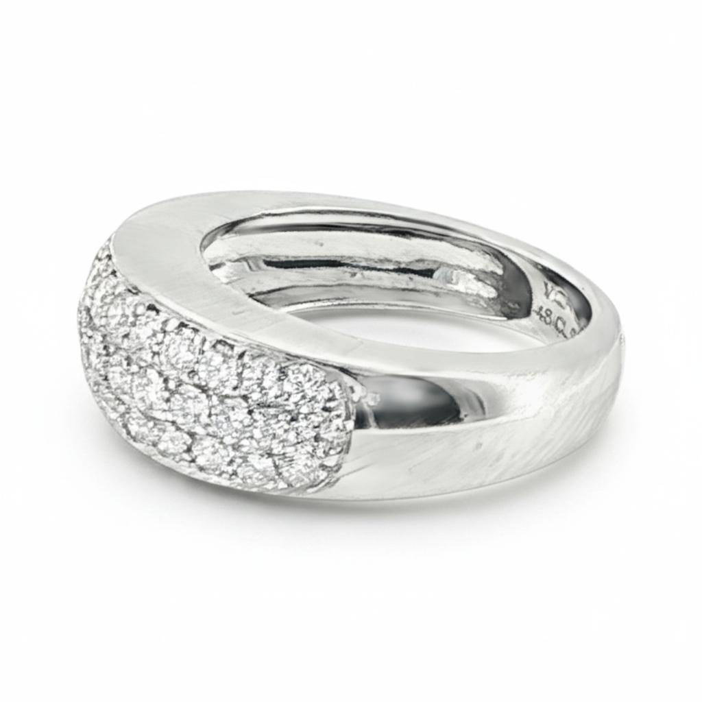 Van Cleef & Arpels Diamond Band in 18K White Gold, 1990s, view 4